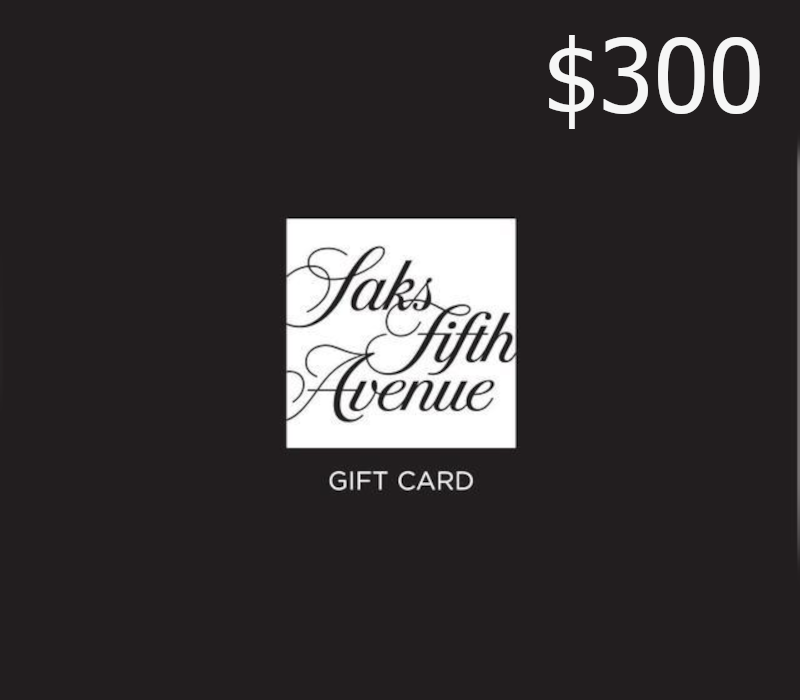 Saks Fifth Avenue $300 Gift Card