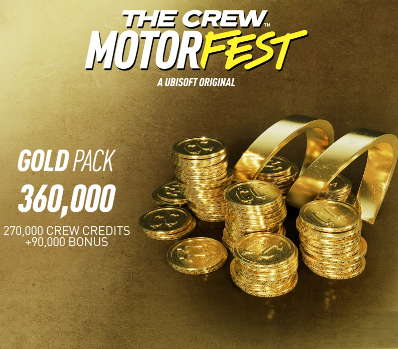 The Crew Motorfest VC Gold Pack - 360,000 Crew Credits DLC EU XBOX One /