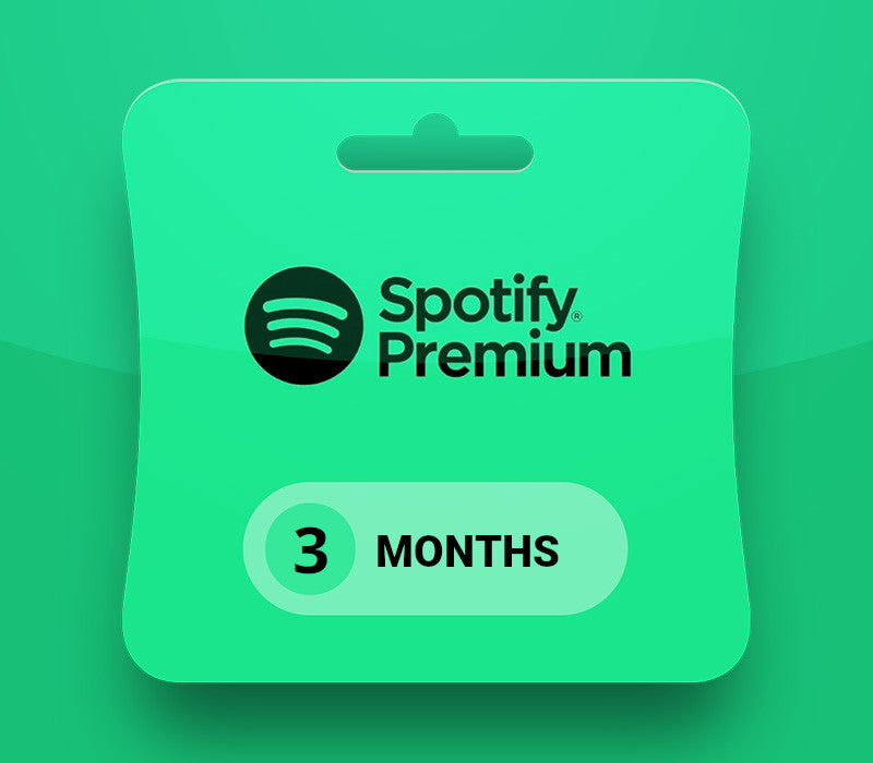 Spotify Premium Trial Pass 3-month Subscription Card NA (ONLY FOR NEW ACCOUNTS)
