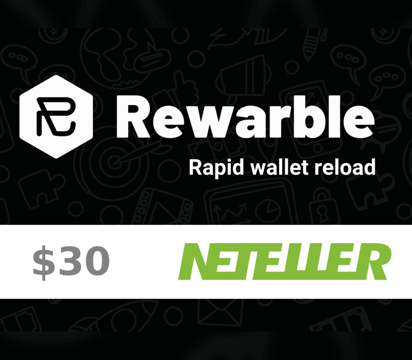 Rewarble Neteller $30 Gift Card