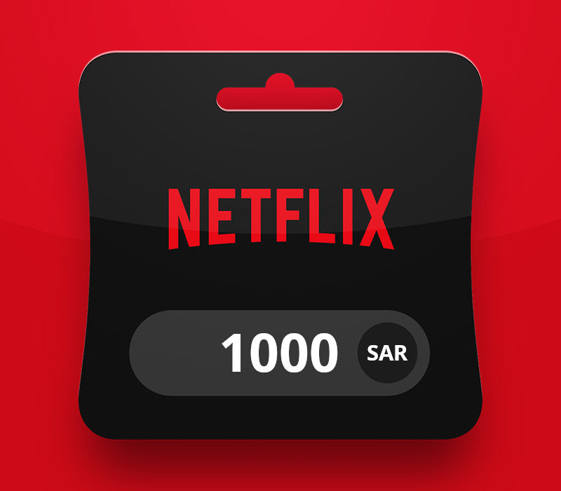 Netflix SAR 1000 Gift Card SA