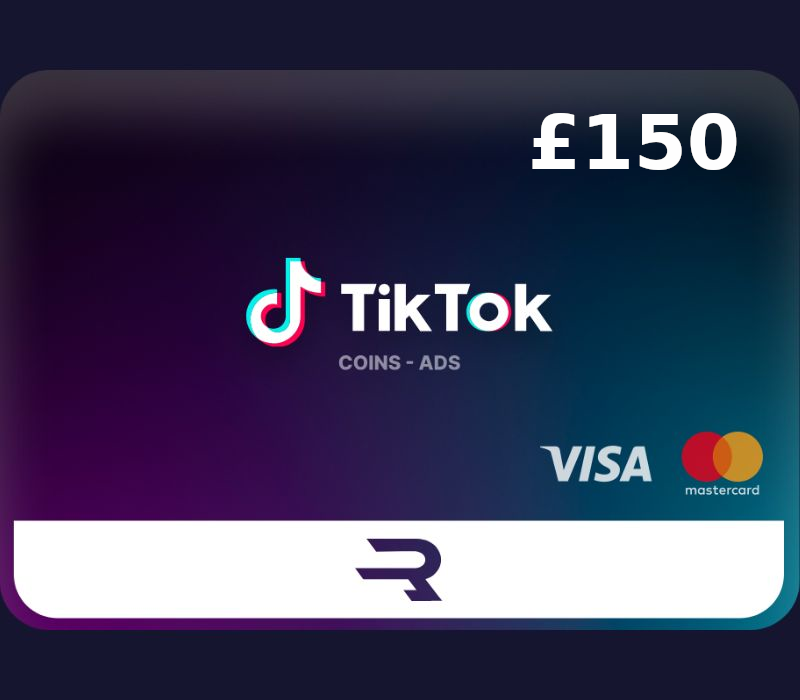Rewarble TikTok GBP 150 Gift Card