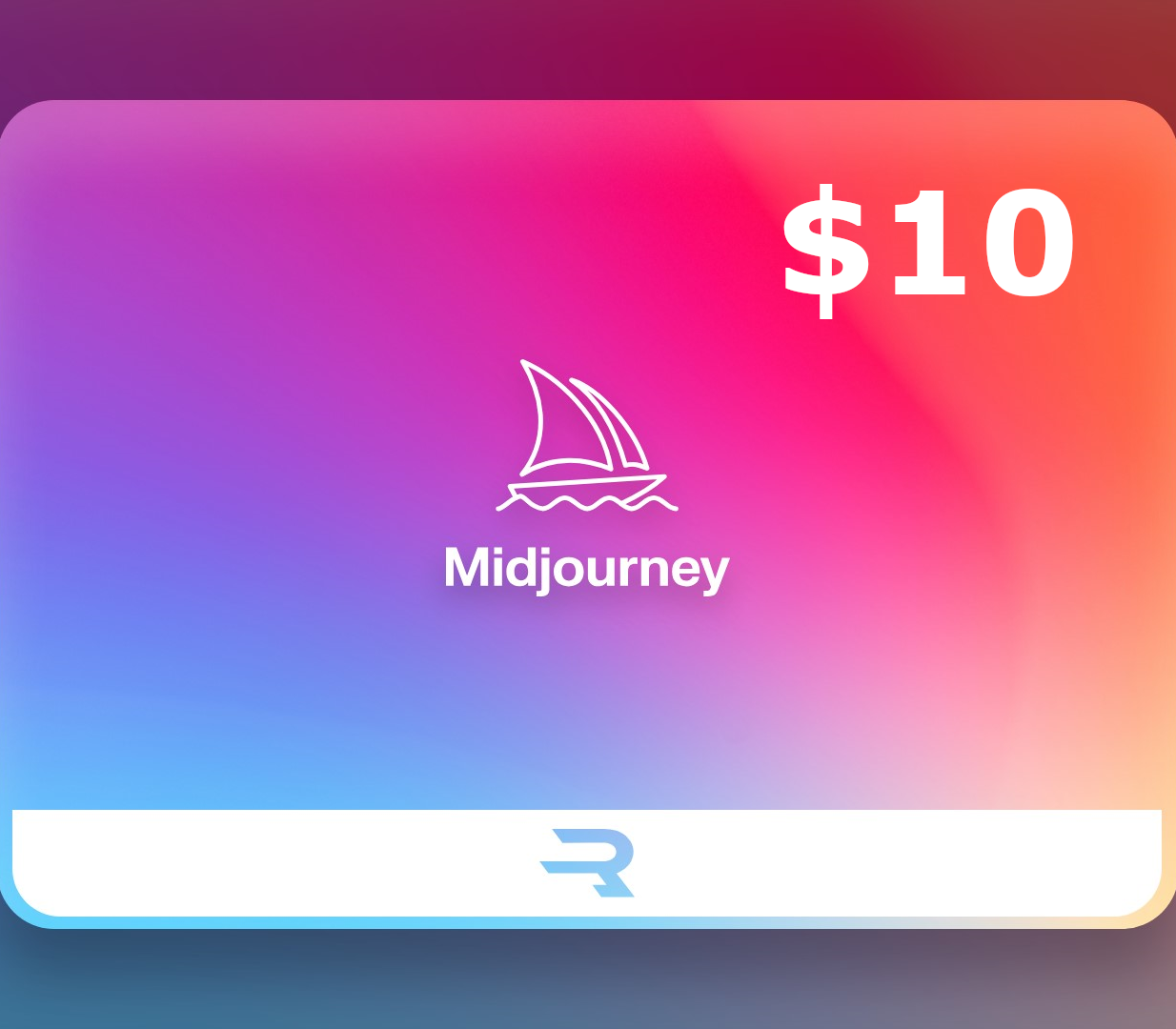 Rewarble Midjourney USD 10 Gift Card