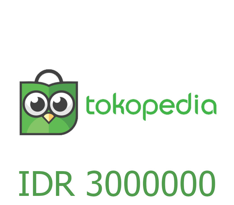Tokopedia 3000000 IDR Gift Card ID