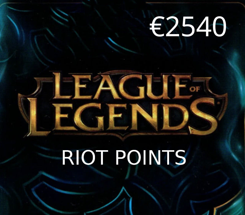 League of Legends 2540 RP Prepaid Card