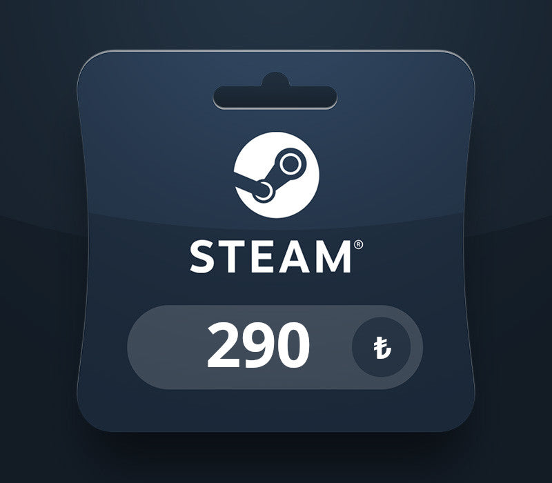 PC Steam Gift Card TRY 290 TR Activation Code