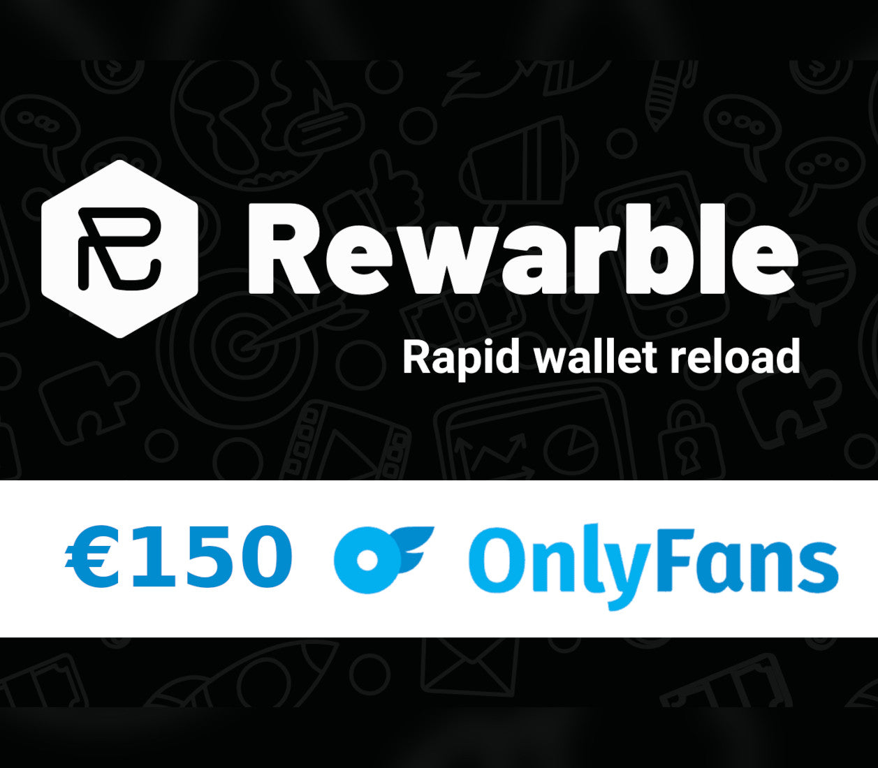 Rewarble OnlyFans €150 Gift Card