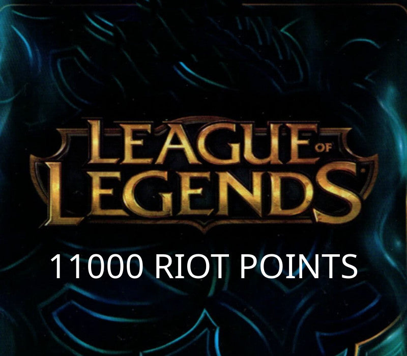 League of Legends 11000 RP Prepaid Card