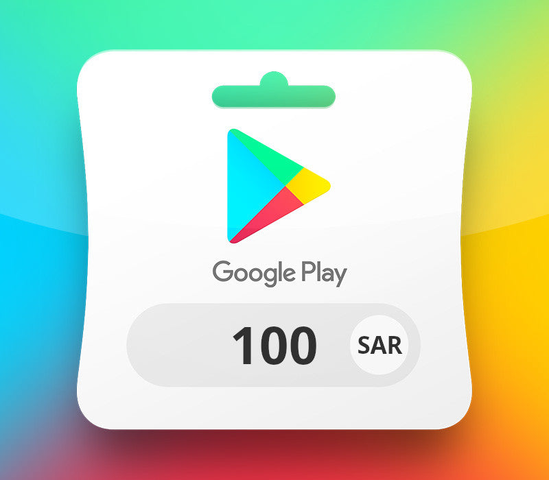 Google Play SAR 100 Gift Card SA