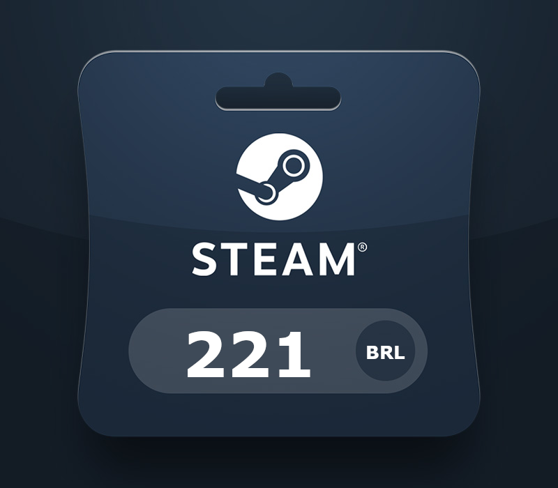Steam Gift Card BRL 221 BR Activation Code
