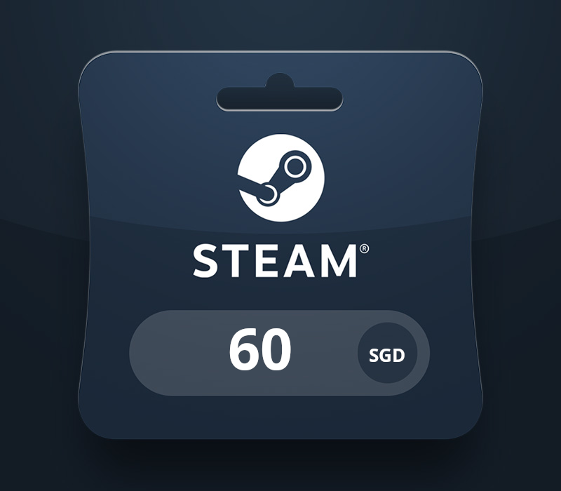 Steam Wallet SGD 60 Gift Card SG