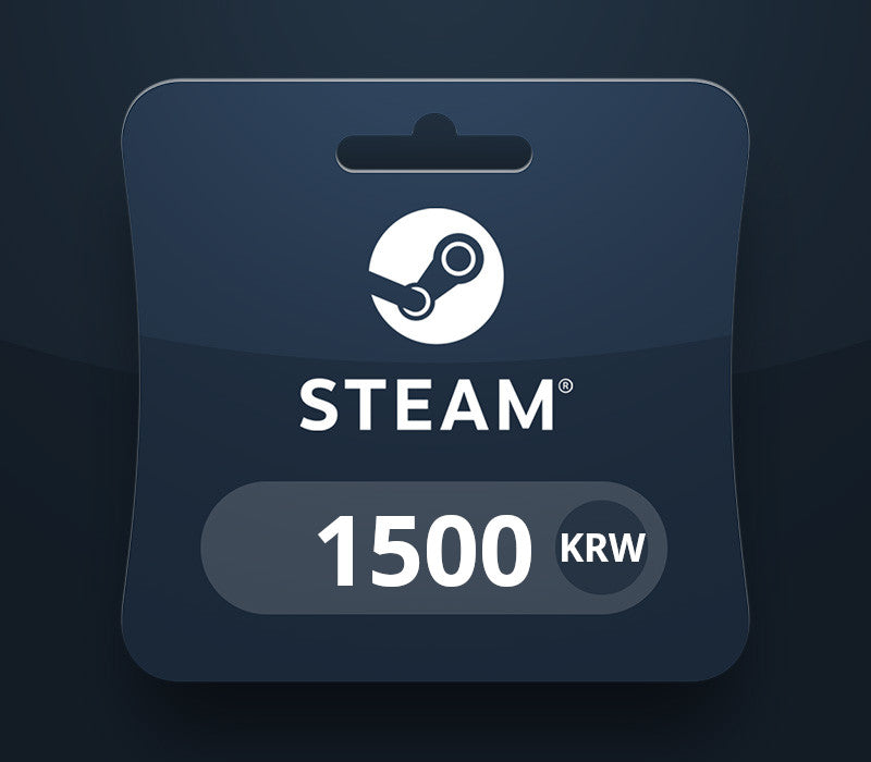 Steam Wallet KRW 1500 Gift Card KR