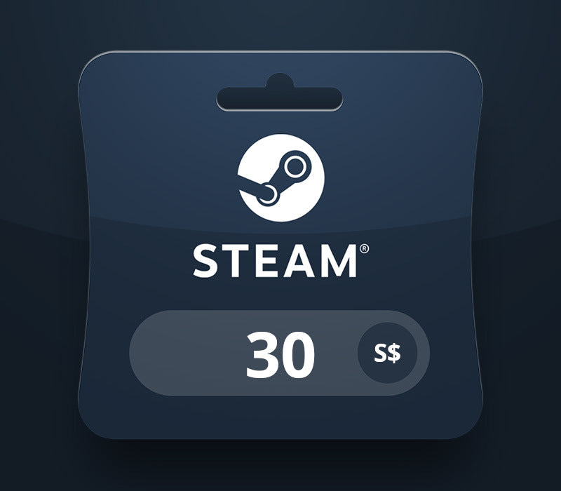 Steam Wallet SGD 30 Gift Card SG