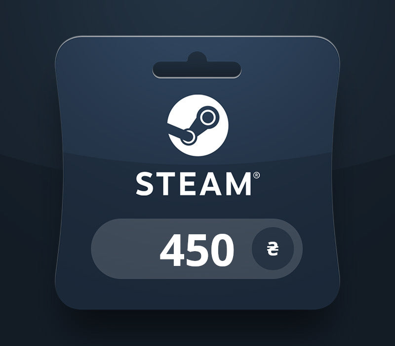 Steam Wallet UAH 450 Gift Card UA