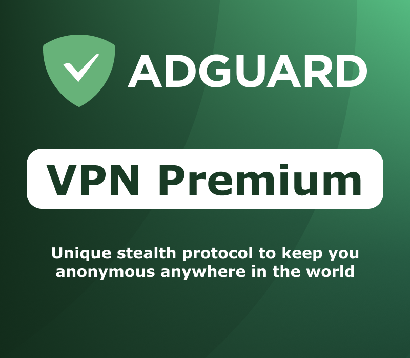 AdGuard VPN Premium Key (1 Month / 10 Devices)