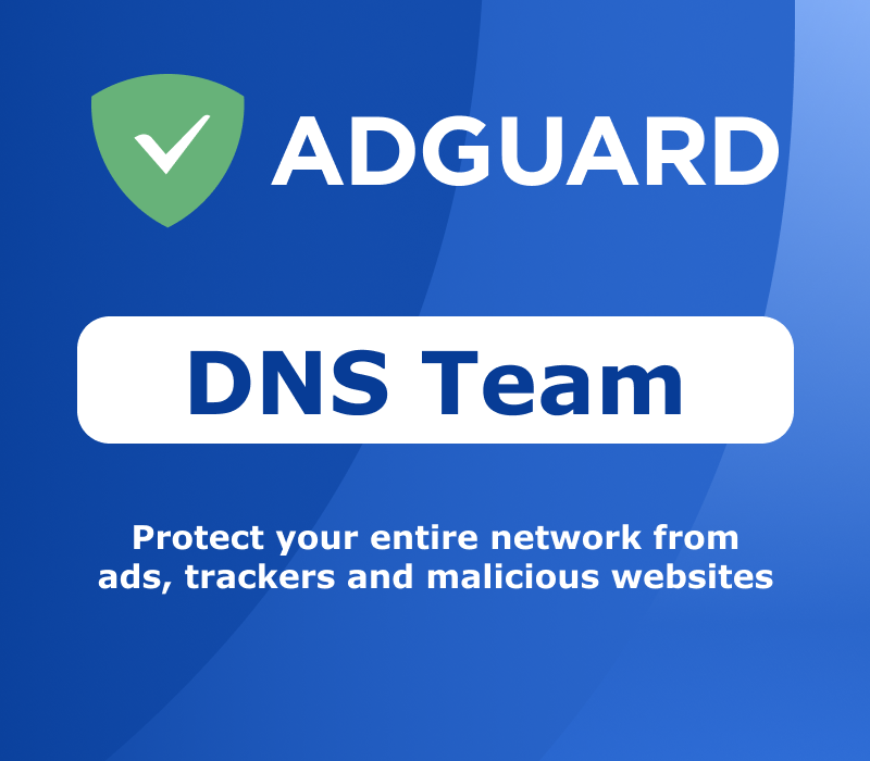 AdGuard DNS Team Key (1 Year / 200 Devices)