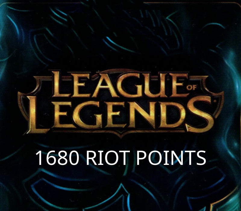 League of Legends 1680 RP Prepaid Card AU