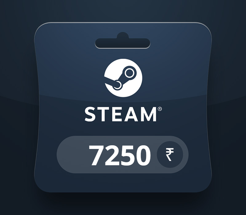 Steam Wallet INR 7250 Gift Card IN