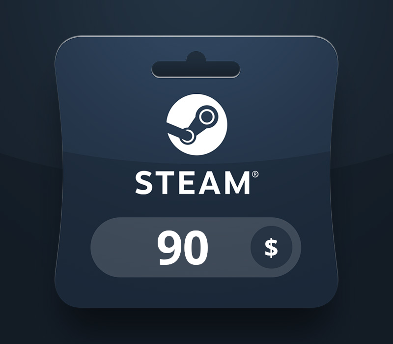 Steam Wallet USD 90 Gift Card IQ
