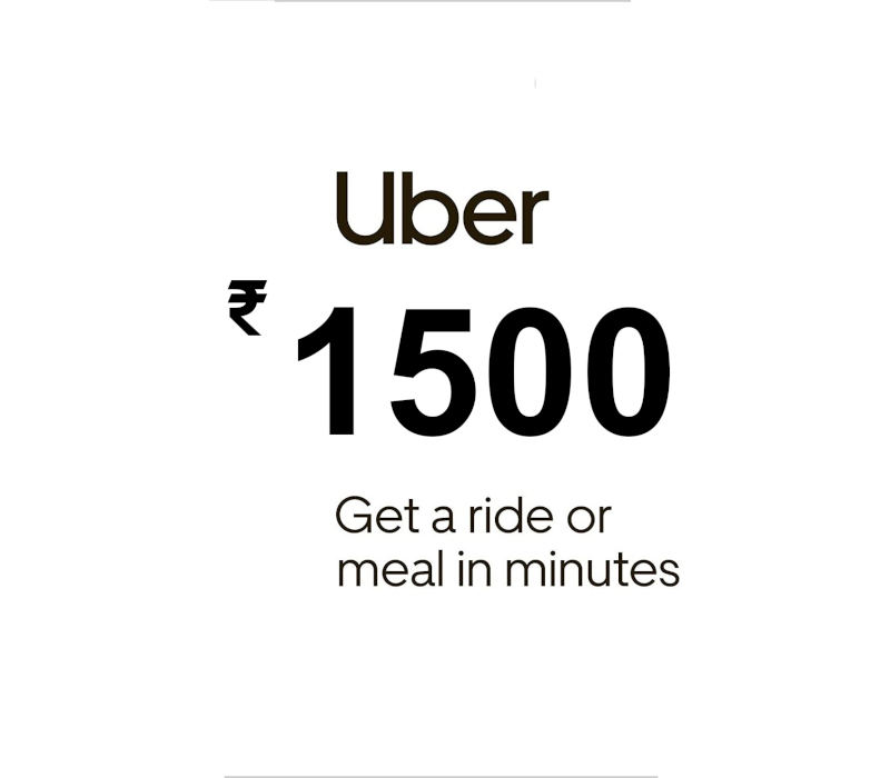 Uber INR 1500 Gift Card IN
