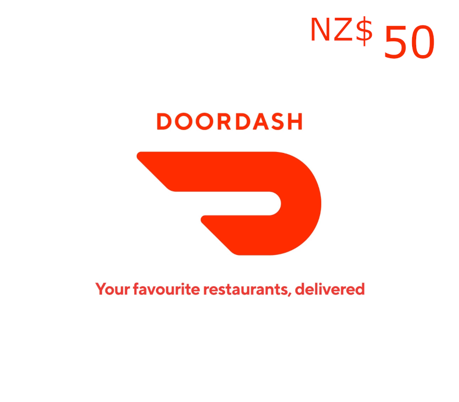 DoorDash NZD 50 Gift Card NZ