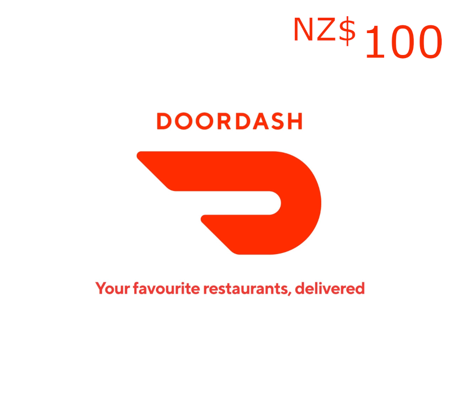 DoorDash NZD 100 Gift Card NZ