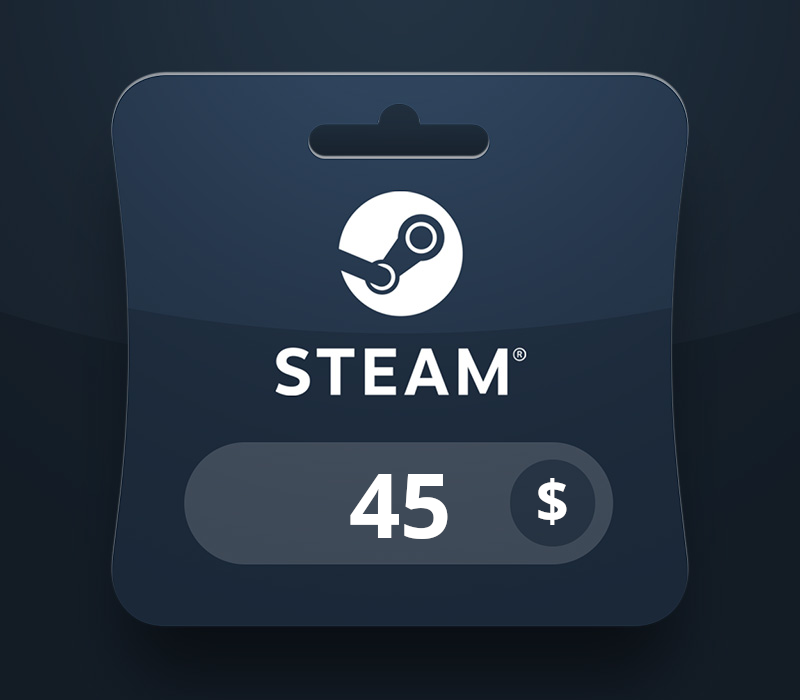 Steam Wallet USD 45 Gift Card LK