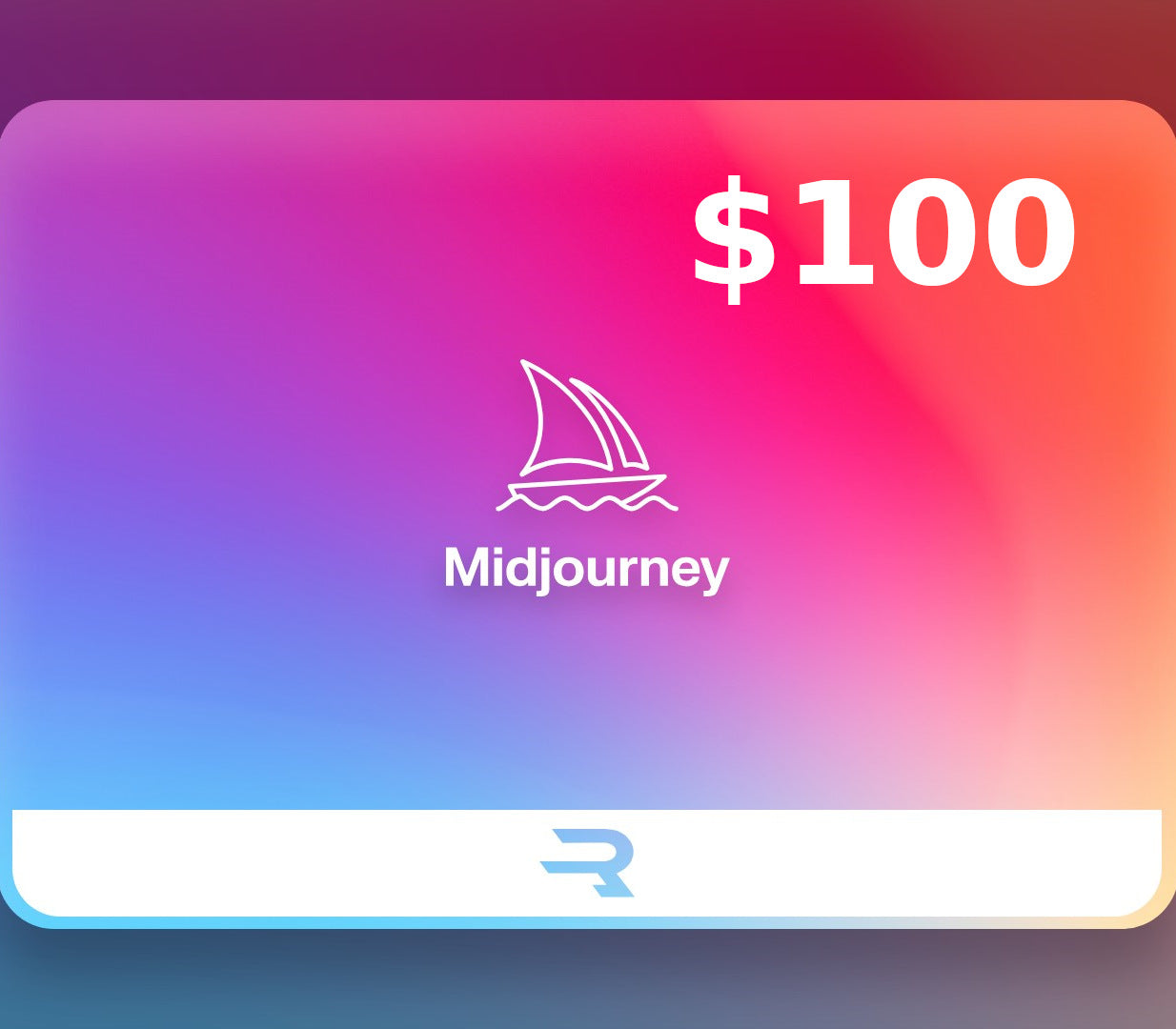 Rewarble Midjourney USD 100 Gift Card