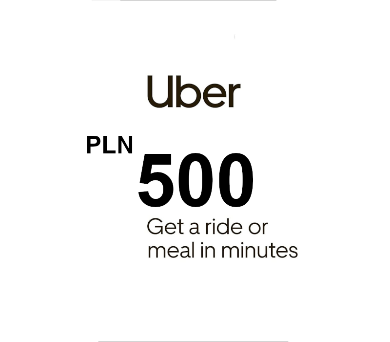 Uber PLN 500 Gift Card PL