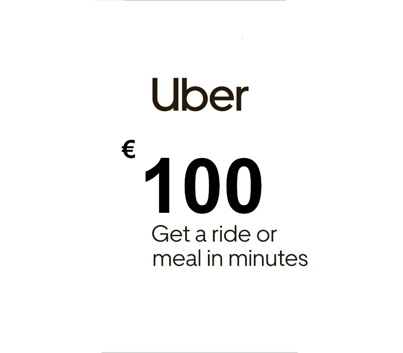 Uber EUR 100 Gift Card DE