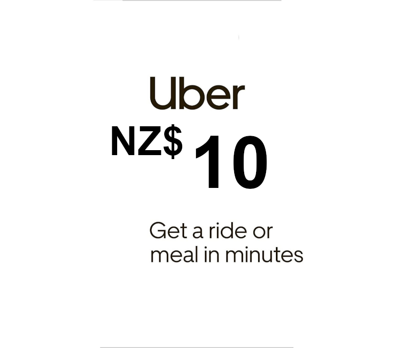 Uber NZD 10 Gift Card NZ