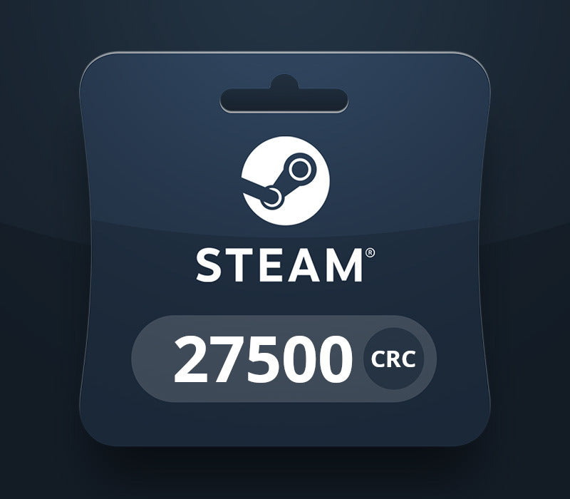 Steam Wallet CRC 27 500 Gift Card HR