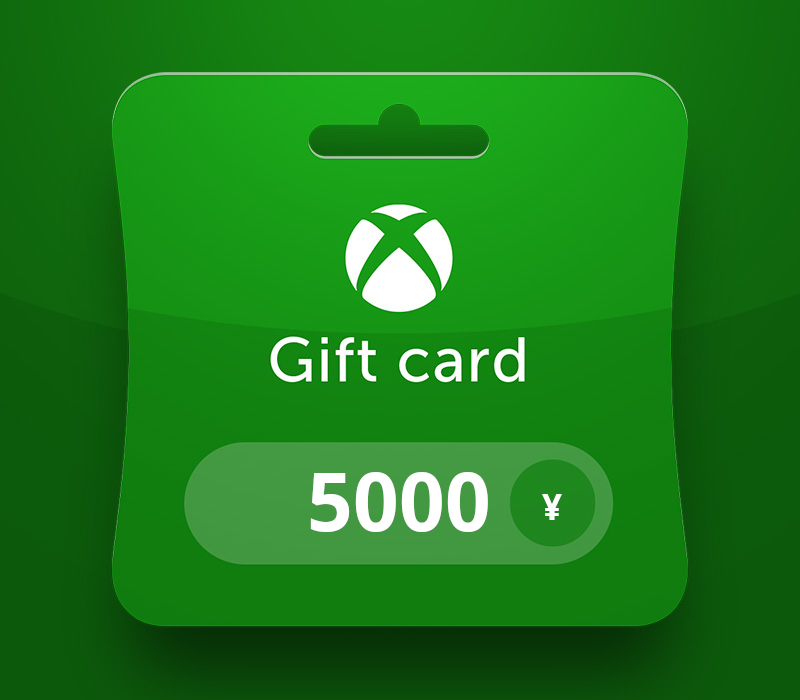 XBOX Live JPY 5000 Prepaid Card JP