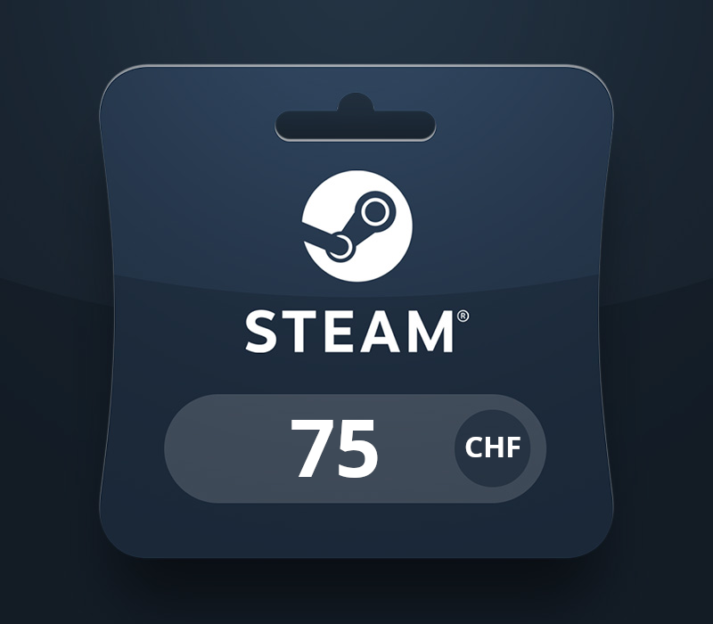 Steam Wallet CHF 75 Gift Card CH