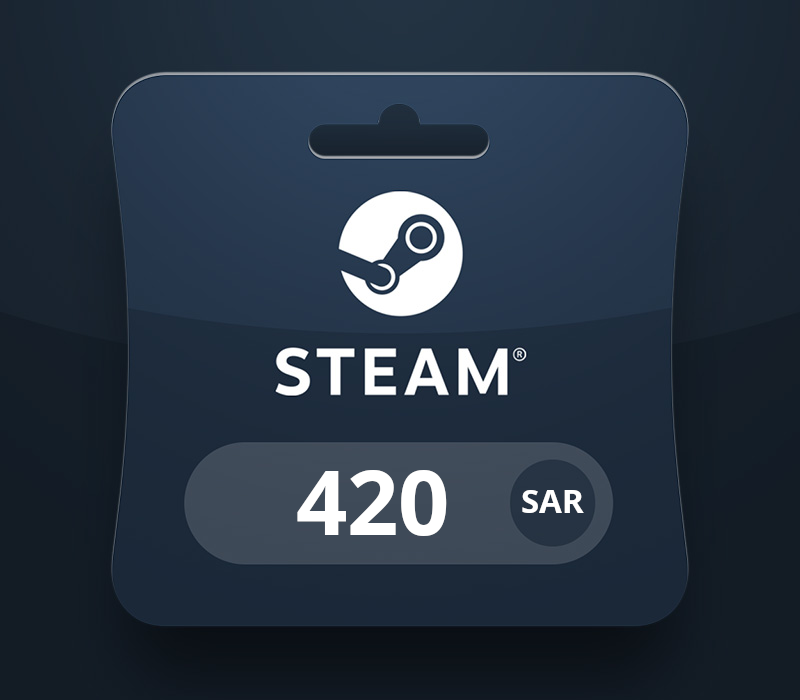 Steam Wallet SAR 420 Gift Card SA