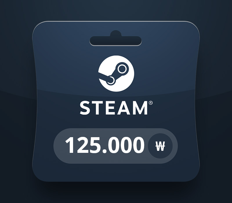 Steam Wallet KRW 125000 Gift Card KR