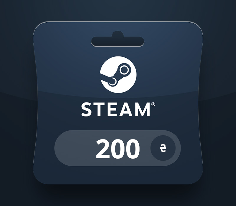 Steam Wallet UAH 200 Gift Card UA