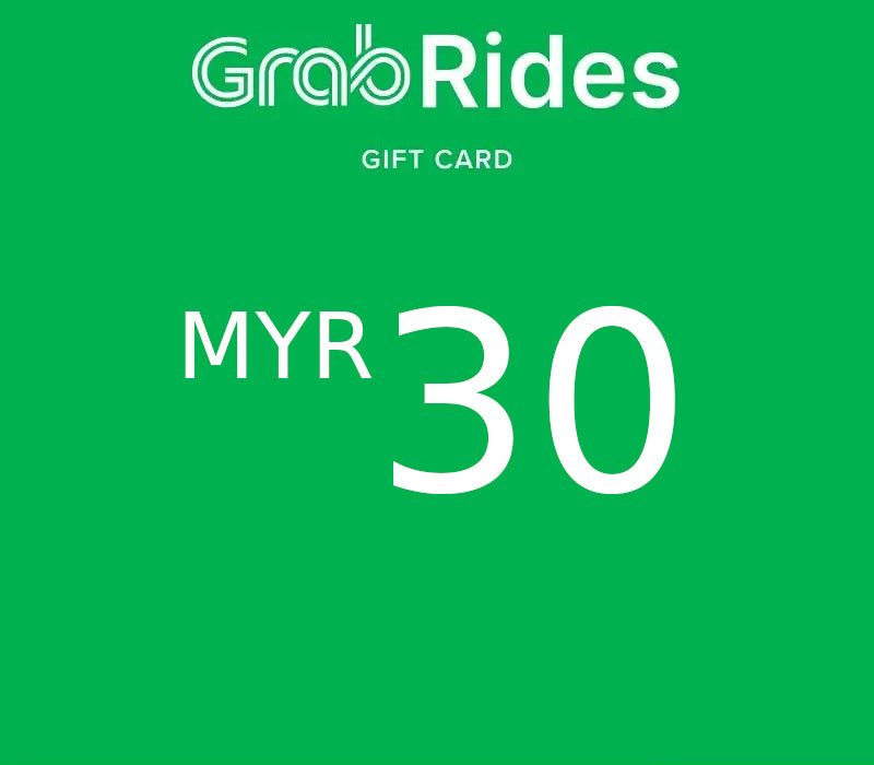 Grab Rides MYR 30 Gift Card MY