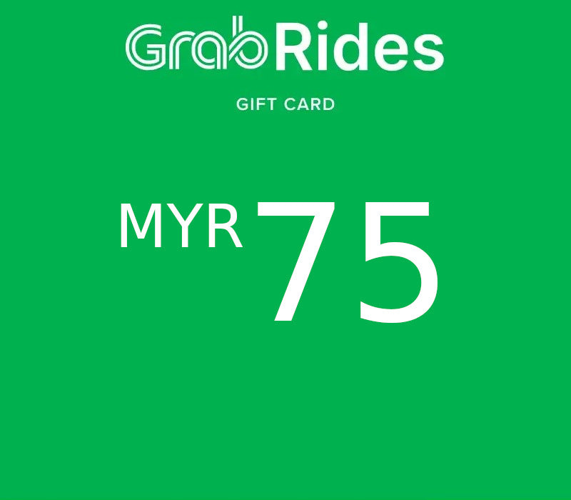 Grab Rides MYR 75 Gift Card MY