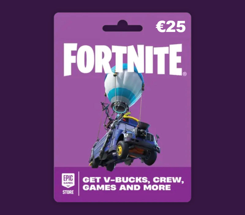 Fortnite EUR 25 PC Epic Games Gift Card IE