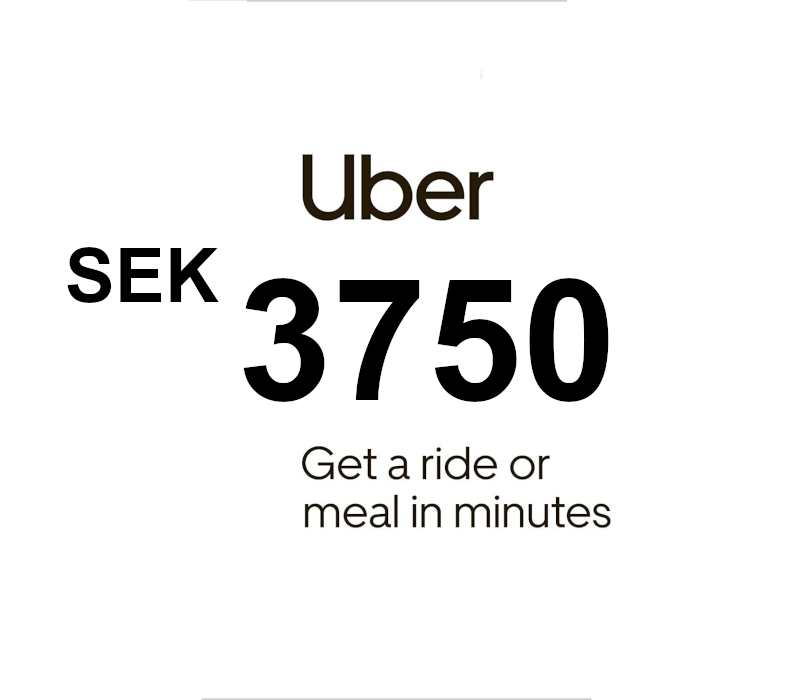 Uber SEK 3750 Gift Card SE