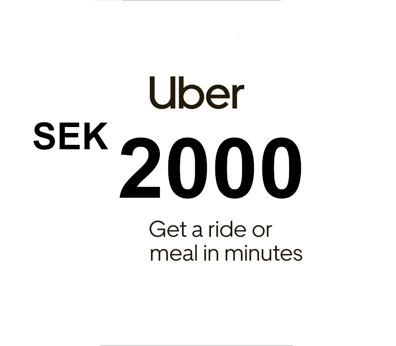 Uber SEK 2000 Gift Card SE