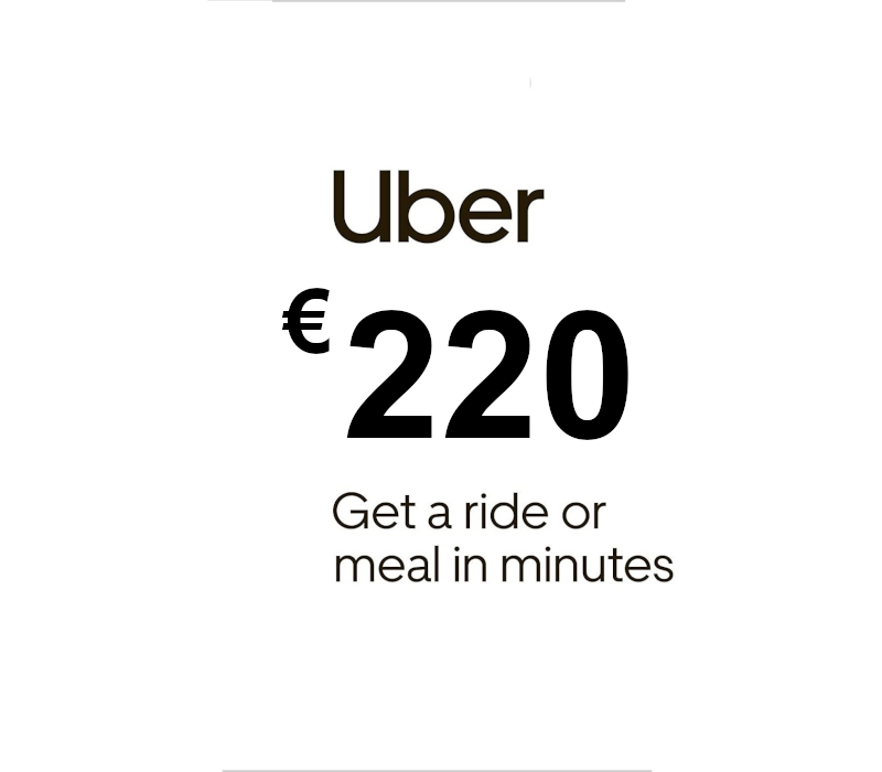 Uber EUR 220 Gift Card ES