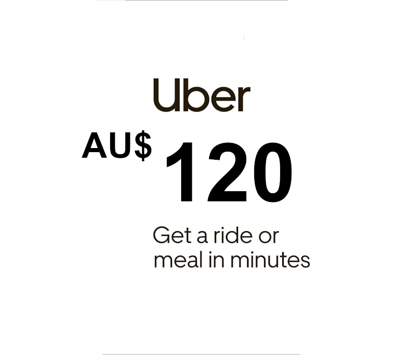 Uber AUD 120 Gift Card AU