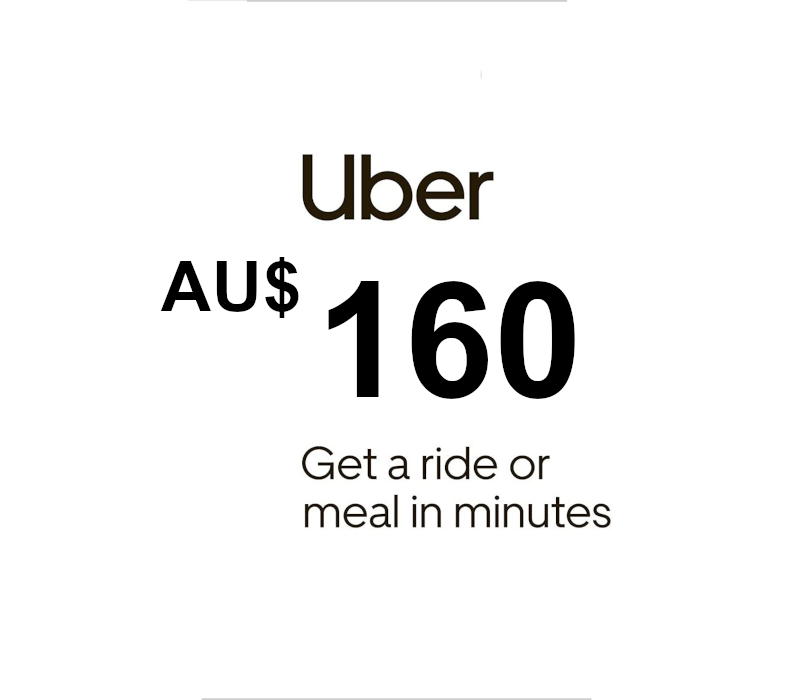 Uber AUD 160 Gift Card AU