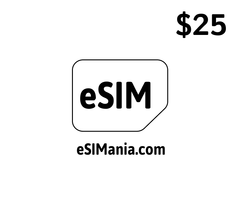 eSIMoney USD 25 eSIMania.com Gift Card