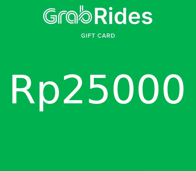 Grab Rides IDR 25000 Gift Card ID