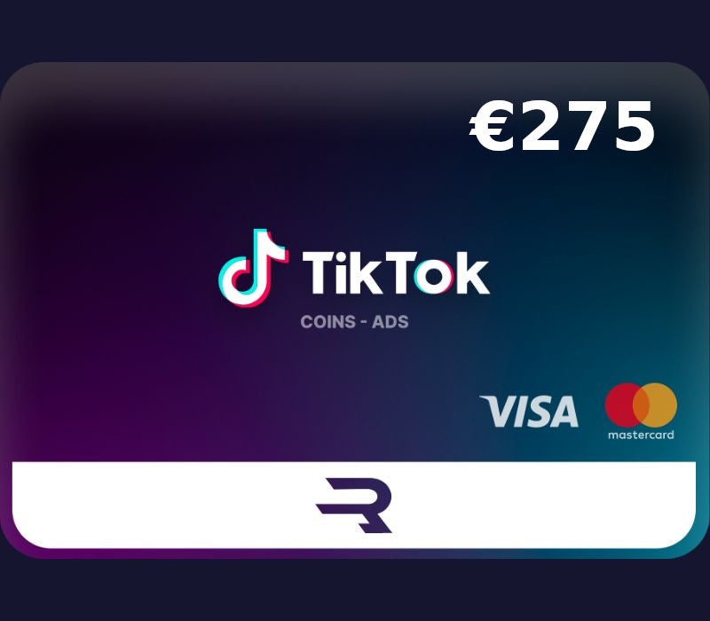 Rewarble TikTok EUR 275 Gift Card
