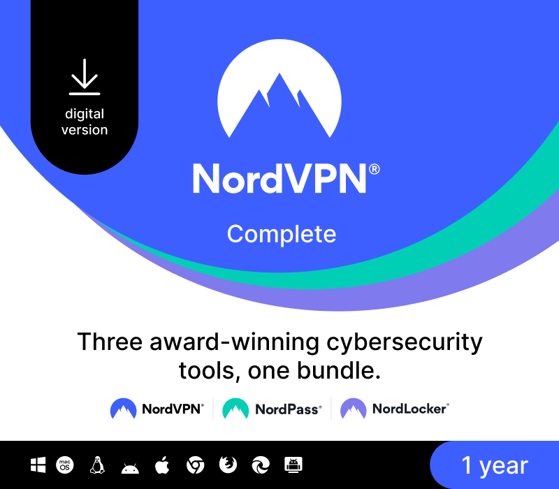 NordVPN Complete AU Key (1 Year / 10 Devices)