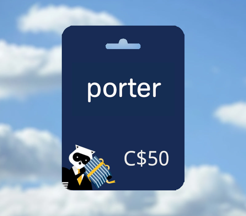 Porter Airlines CAD 50 Gift Card CA